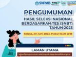 Pengumuman utbk snbt
