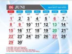 Kalender juni 2025 libur