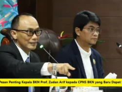 377 CPNS BKN Resmi Bertugas: Pesan Penting Zudan Arif untuk ASN Baru