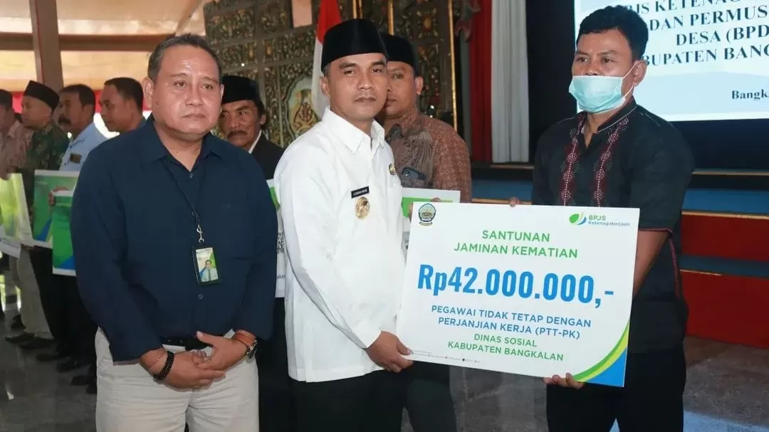 Bupati Bangkalan Lindungi Pekerja Desa 1736 Anggota BPD Resmi Terdaftar BPJS Ketenagakerjaan
