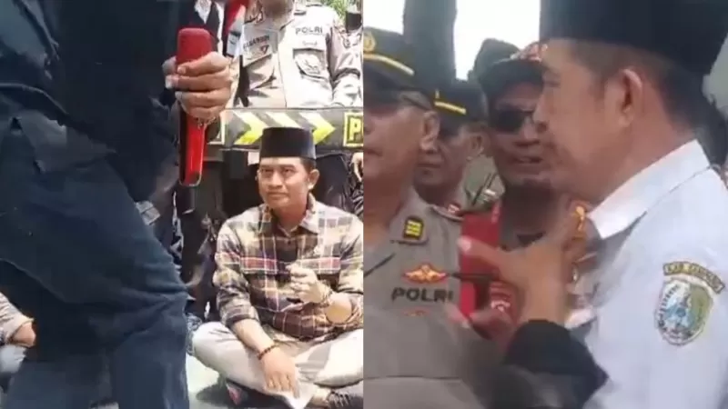 Demo Pilkades Sampang Ricuh Orator Rebut Mikrofon Diduga Langgar Hukum