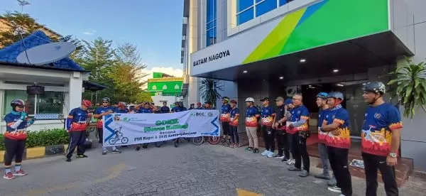 Gowes Bersama BPJS Ketenagakerjaan dan PWI Kepri: Silaturahmi dan Kesehatan Terjaga