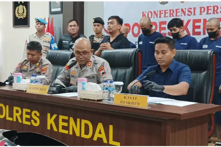 Polres Kendal Berhasil Ungkap Enam Kasus Kriminal, Amankan Senjata Api Rakitan