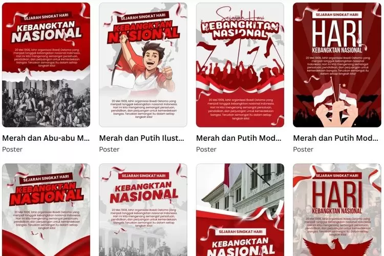 Raih Kebangkitan Nasional 2025 Unduh Template Desain Grafis Berkualitas