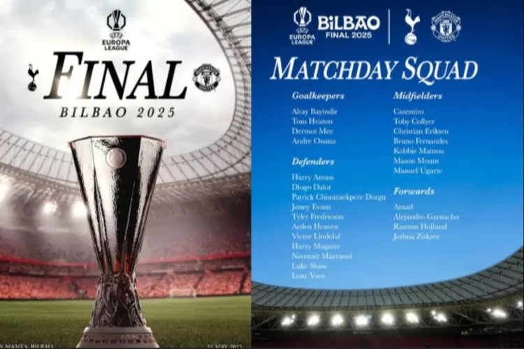 Skuad Terbaik Manchester United Siap Tempur di Final Liga Europa