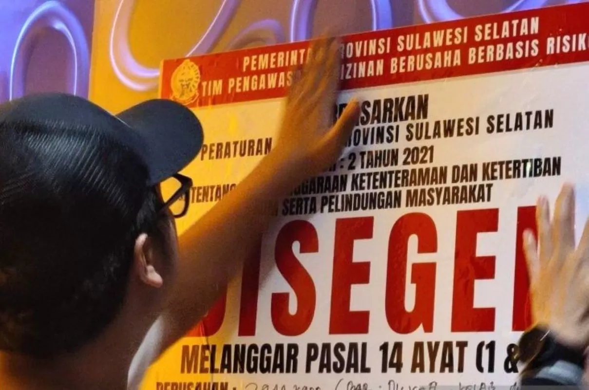 DPRD Sulsel Panggil Manajemen Hiburan Malam Pasca Penyegelan Tim Gabungan