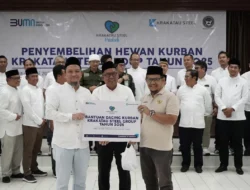 Krakatau Steel Group Berbagi Kurban, Wujudkan Kesejahteraan Masyarakat Cilegon