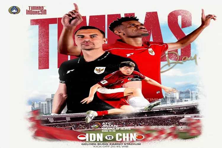 Saksikan Aksi Garuda Hadapi Naga: Link Live Streaming Timnas Indonesia vs China