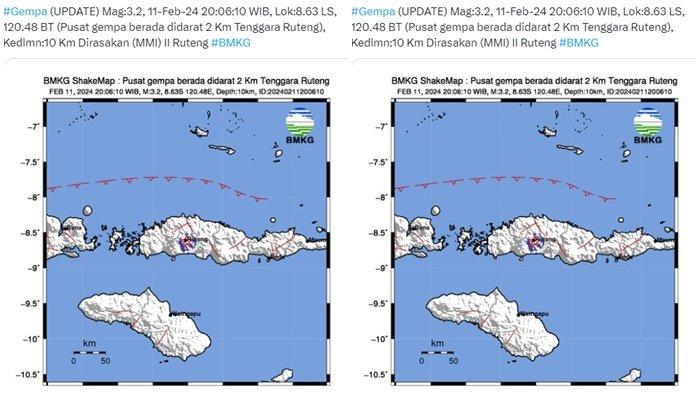 Info gempa hari ini