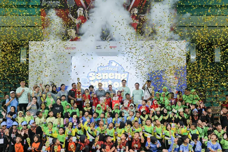 Festival SenengMinton 2025 Tempa Juara Bulu Tangkis Masa Depan