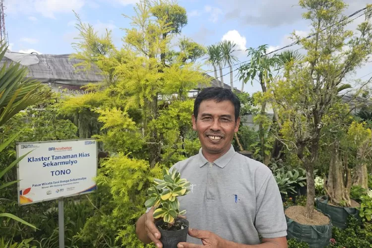 Klaster Tanaman Hias BRI Kota Batu Sukses Bersemi Ubah Hidup Warga