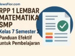 RPP 1 Lembar Matematika SMP Kelas 1 Semester 2 Panduan Efektif untuk Pembelajaran