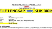 Contoh rpp pai smp 1 lembar