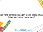 Teknik smash biasanya menggunakan langkah 3 5 dengan irama