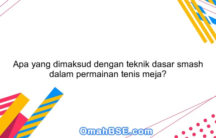 Teknik smash biasanya menggunakan langkah 3 5 dengan irama