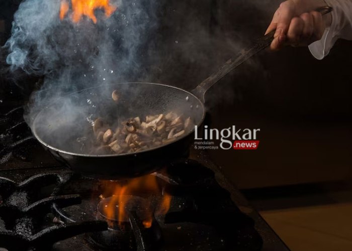Teknik memasak yang mengandalkan api panas terkenal di negara