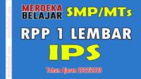 Rpp 1 lembar kelas viii smp