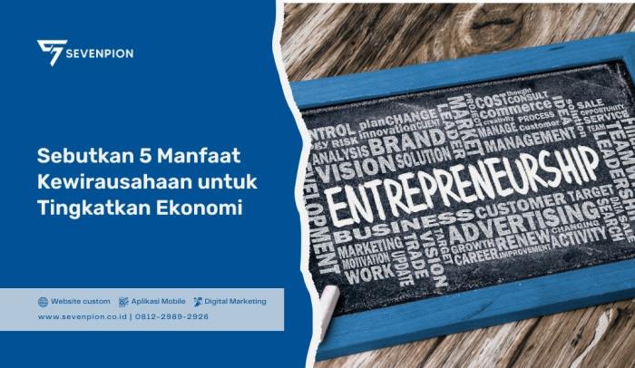 Pengertian Kewirausahaan, Manfaat dan Tujuan, serta Jenis dan Contohnya Salah satu tujuan kewirausahaan yaitu