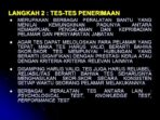 Untuk mengetahui tingkat kelincahan seseorang biasanya diberikan tes dengan