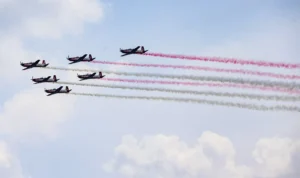 Puluhan Pesawat TNI Hiasi Langit Jakarta Rayakan HUT RI ke 78